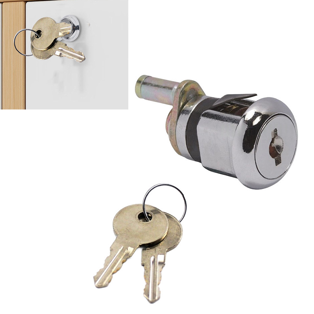 Zinc Furniture Hardware - Cerradura central de triple bloqueo de