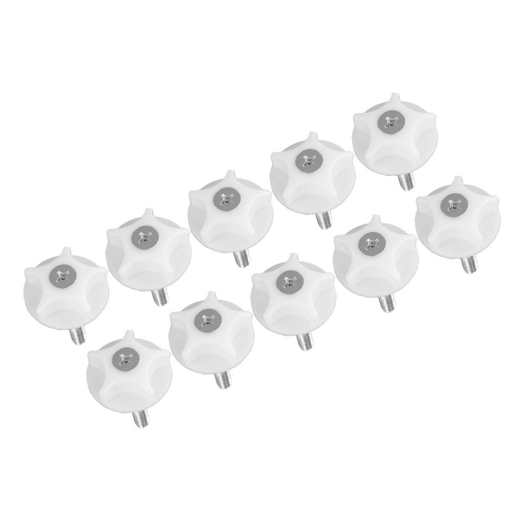 Furniture Leveling Hardware - 10 Piezas de Patas Ajustables Blancas