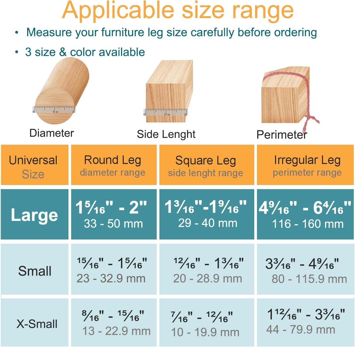 Protectores de suelo para pata - Furniture Foot Pad reseña y precio