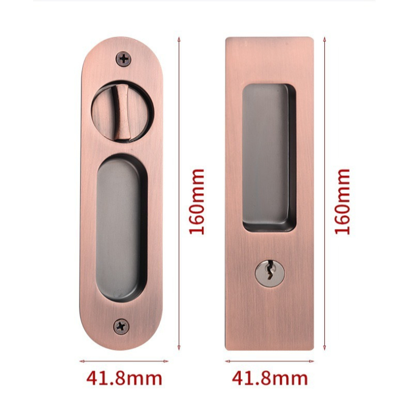 Cerradura de puerta corrediza, - Zinc Furniture Hardware reseña y precio
