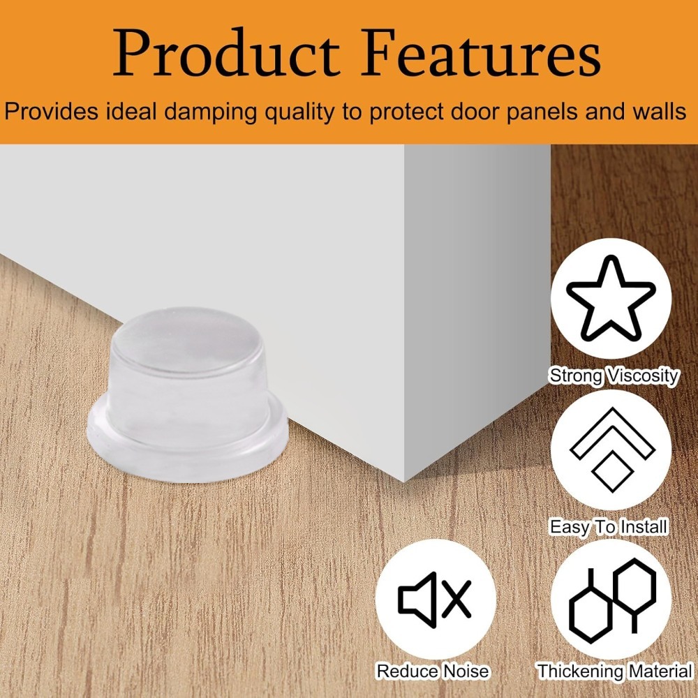 Tope de puerta de silicona, Pr - Furniture Hardware Accessories reseña y precio