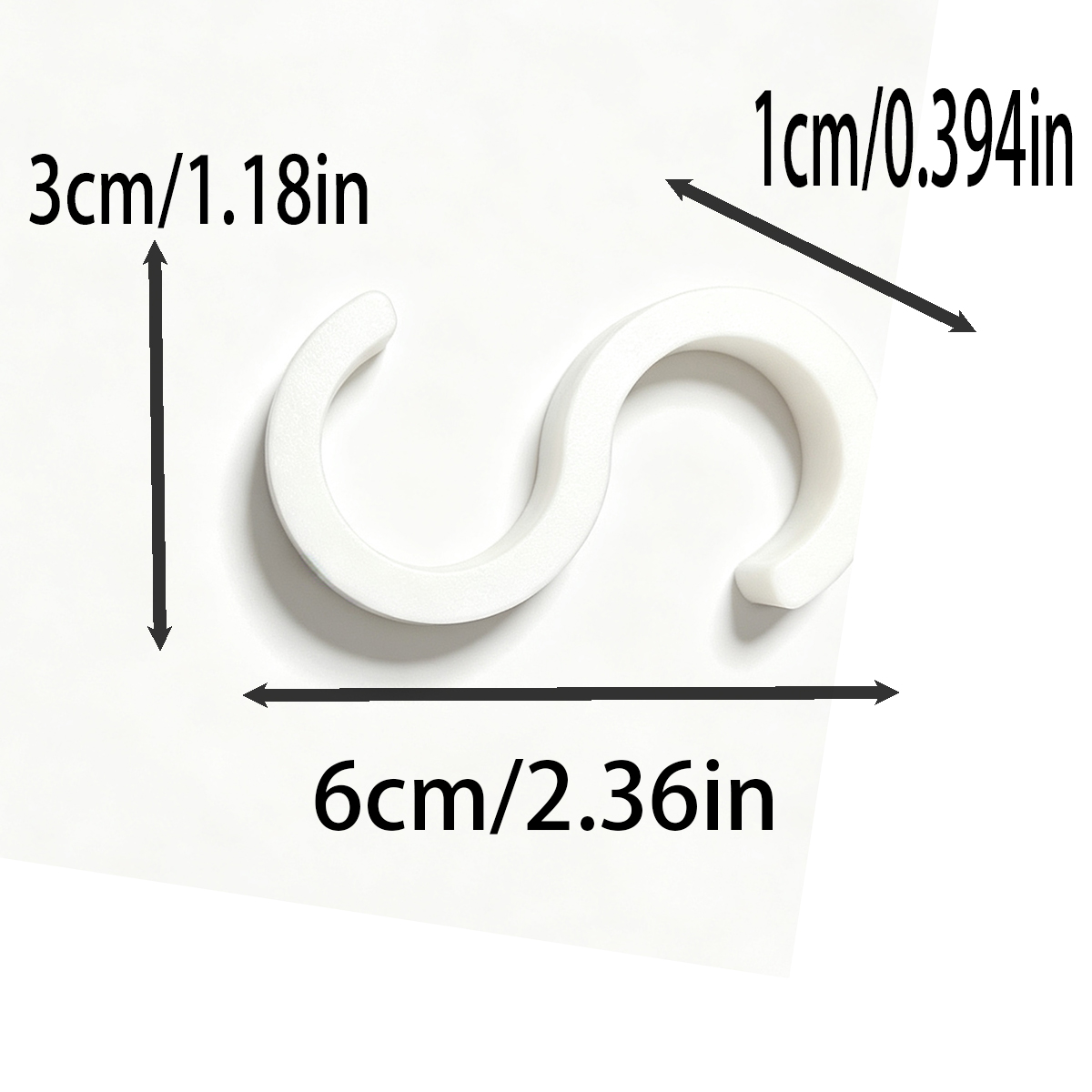 Ganchos en forma de S blancos  - Furniture Hardware Accessories reseña y precio